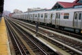 Subway Train Coming into the Station