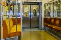 Subway Train Interior, Tokyo, Japan