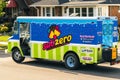 Subzero ice cream truck on residential street in Ontario, Canada