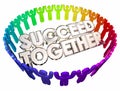 Succeed Together People Working Cooperation