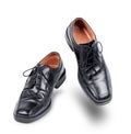 Succesful business shoes dancing Royalty Free Stock Photo