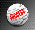 Success business abstract motivation ball sphere