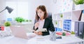Success asian business woman Royalty Free Stock Photo