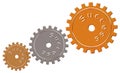 Success Cogs Royalty Free Stock Photo