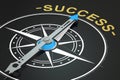 Success compass concept Royalty Free Stock Photo