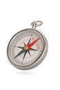 Success Compass isolated on white background. 3D illustration Royalty Free Stock Photo