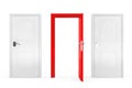 Success Concept. Three Doors