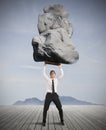 Success and determination in hard business Royalty Free Stock Photo