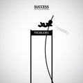 Success graphic design.