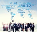 Success Growth Vision Ideas Team Business Plans Connect Concept Royalty Free Stock Photo