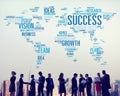 Success Growth Vision Ideas Team Business Plans Connect Concept Royalty Free Stock Photo