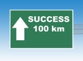 Success Highway sign