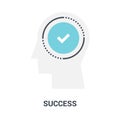 Success icon concept