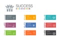 Success Infographic 10 option line