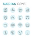 Success Line Icons