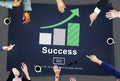 Success Mission Improvement Achievement Victory Concept Royalty Free Stock Photo