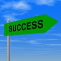 Success sign Royalty Free Stock Photo