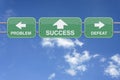 Success sign Royalty Free Stock Photo