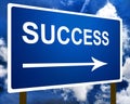 Success sign Royalty Free Stock Photo