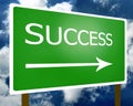 Success sign symbol Royalty Free Stock Photo