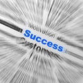 Success Sphere Definition Displays Determination And Leadership Royalty Free Stock Photo
