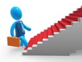 Success stairs Royalty Free Stock Photo