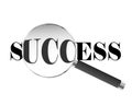 Success Magnifying Glass Royalty Free Stock Photo