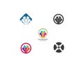 success,togetherness hand icon logo vector