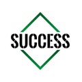 Success triangle or pyramid line art vector icon Royalty Free Stock Photo