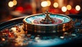 Success and wealth spin on the roulette wheel of chance generated by AI