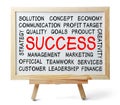 Success Word Cloud Royalty Free Stock Photo