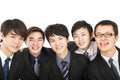 Successful asian business team