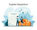 Successful business agreements and effective supply chain management for cost reduction