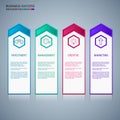 Successful business concept design marketing infographic template with icons and elements. Royalty Free Stock Photo