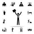 successful business man icon. people in work icons universal set for web and mobile Royalty Free Stock Photo