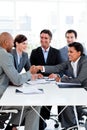 Successful business people shaking hands Royalty Free Stock Photo