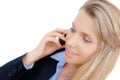 Successful business woman talking on phone Royalty Free Stock Photo