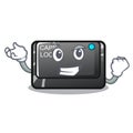 Successful capslock button in the shape character Royalty Free Stock Photo