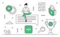 Successful developer engineer