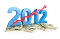 Successful growth business in 2012 Royalty Free Stock Photo