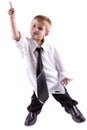 Successful little business man Royalty Free Stock Photo