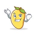 Successful mango character cartoon mascot