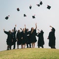 Successful Masters PHD Graduation College Concept Royalty Free Stock Photo