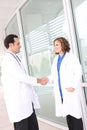 Successful Medical Team Handshake Royalty Free Stock Photo