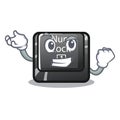 Successful num lock in the cartoon shape Royalty Free Stock Photo