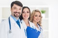 Successful team of medical doctors Royalty Free Stock Photo