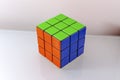 Successfully Solved Rubiks Cube Royalty Free Stock Photo