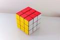 Successfully Solved Rubiks Cube Royalty Free Stock Photo