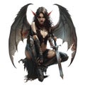 Succubus Girl with sword