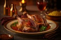 Succulent Confit de Canard with Savory Herbs and Spices